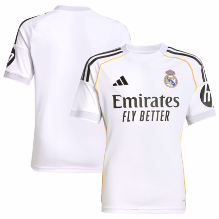 Real Madrid adidas 2025/26 Home Replica Jersey - White