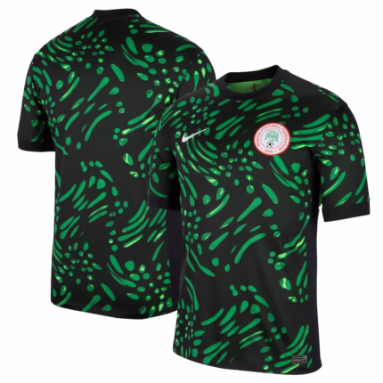 Nigeria National Team Nike 2024 Away Replica Jersey - Black and Green
